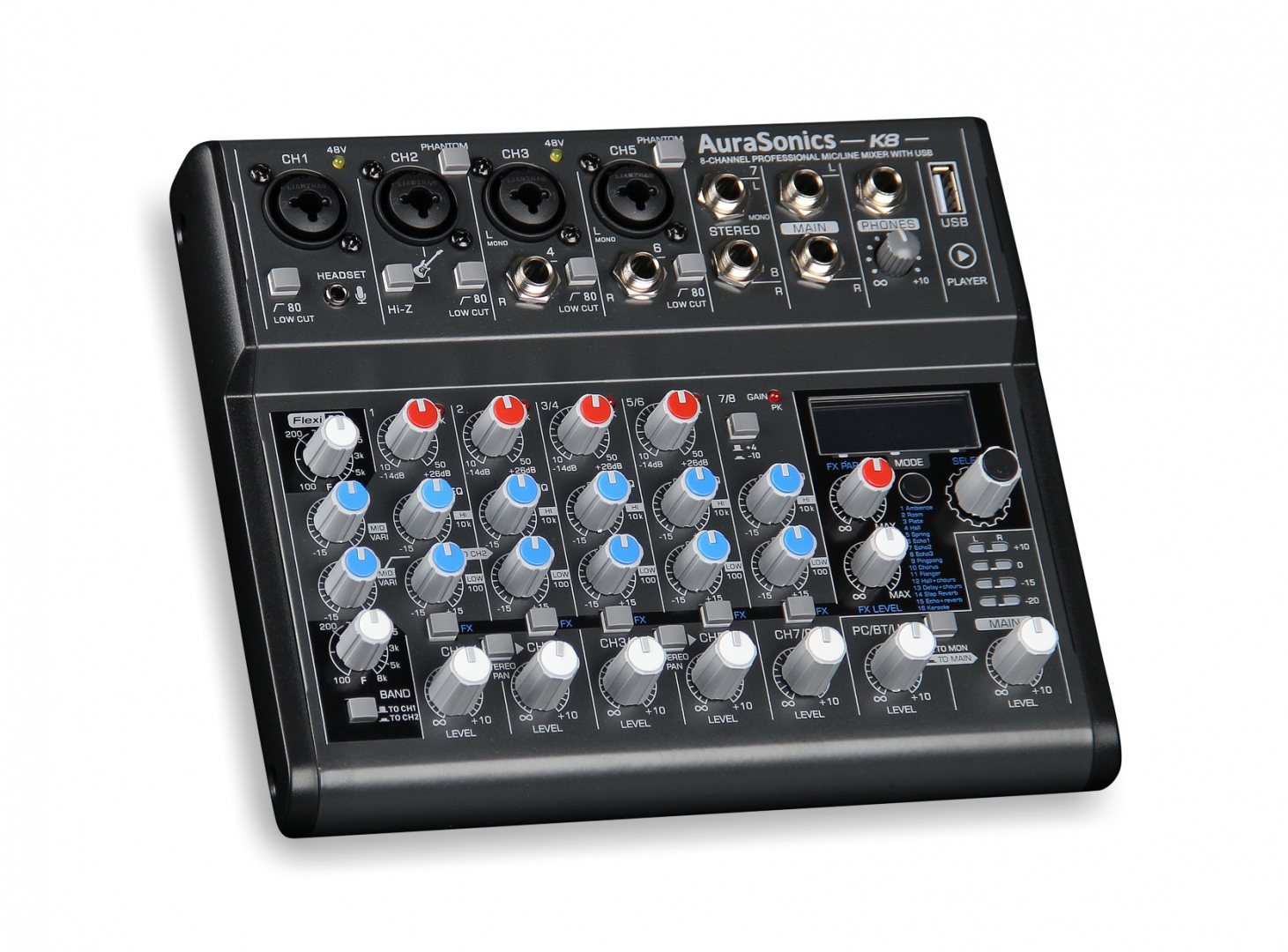 AuraSonics K8 компактный микшерный пульт в Ангарске