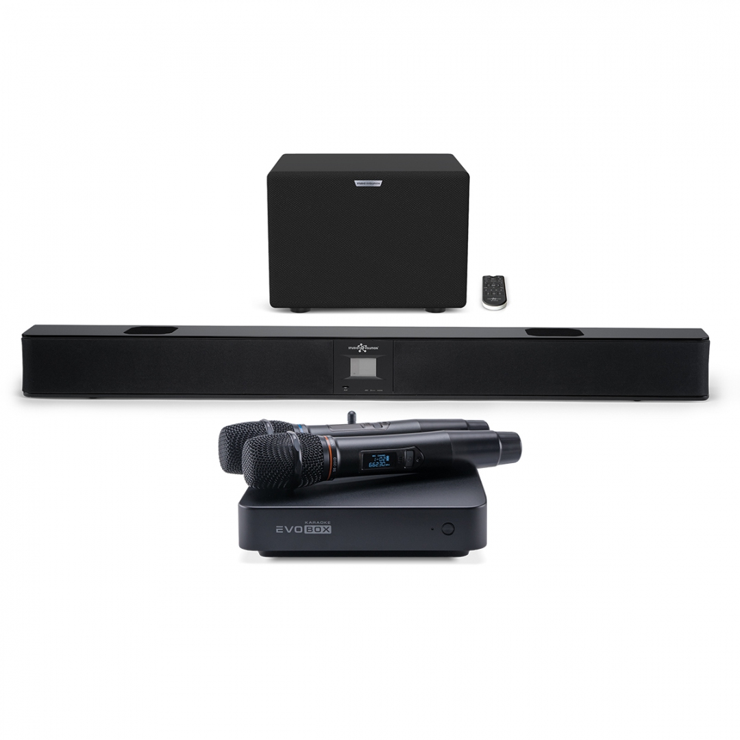 караоке-комплект EVOBOX Plus + EvoSound Bar (саундбар с караоке) в Ангарске