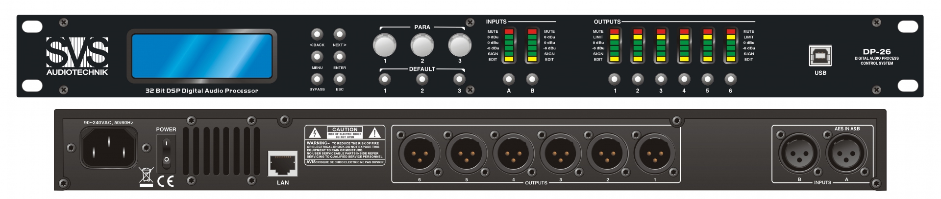 SVS Audiotechnik DP-26 Цифровой процессор: 2 входа 6 выходов в Ангарске