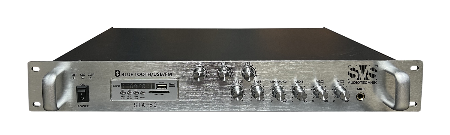 SVS Audiotechnik STA-80 Микшер-усилитель для систем Public Address в Ангарске